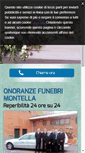 Mobile Screenshot of onoranzefunebrimontella.com